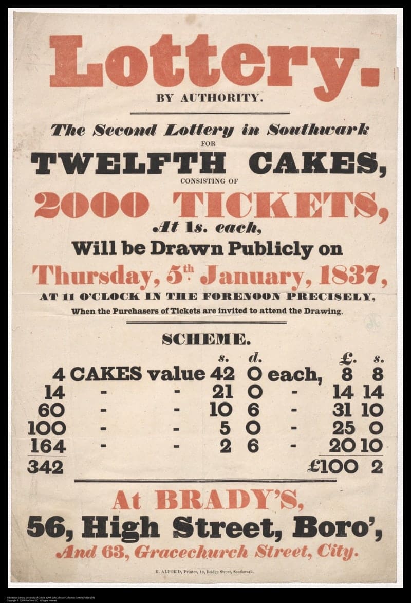 Figure 10. Bodleian Libraries, John Johnson Collection. Lotteries folder (19)